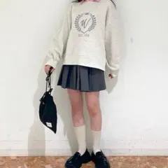 【新品】w closet 千鳥柄 プリーツスカート ミニ ブラウン ブラックのサムネイル
