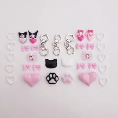 量産型 ネイル 地雷系 サブカル 平成女児 ネイルパーツ マイメロ クロミ