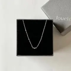 現行品 Jouete K10WG ダイヤモンド ネックレス