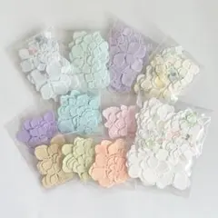 ダイカット　クラフトパンチ　和紙紫陽花