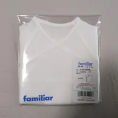 familiar 短肌着 50-60cm ホワイト
