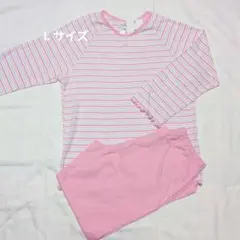 〈新品〉クレージュ 8分袖・8分丈パンツパジャマ Lサイズのサムネイル