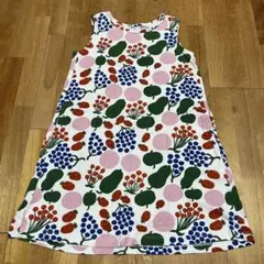 marimekko ノースリーブ ワンピース フルーツ柄 130cmのサムネイル