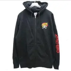 Santa Cruz グラフィック ジップアップフーディ
