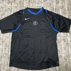 ナイキ インテルミラノ刺繍ロゴ サッカー ゲームシャツ 半袖