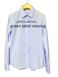 green label relaxing シアー長袖シャツ　38