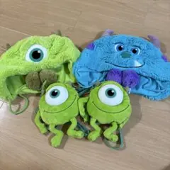 Disneyモンスターズインク ファンキャップ パスケース セットサリー マイク