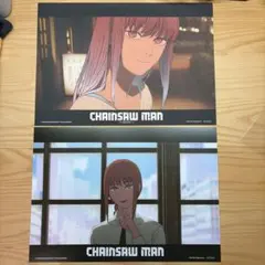 台湾限定 劇場版 チェンソーマン レゼ編 マキマ　A3 夜光ポスター　香り付き