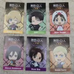 進撃の巨人 ジョイポリス　決断　6種コンプリート