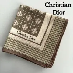 Christian Dior メンズハンカチ ディオールVintage ロゴ刺繍