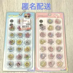 おはじきシール Kira Coro ハローキティ カービィ 2種セット