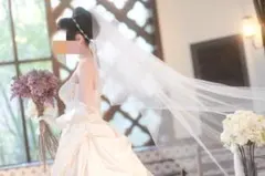ワンショルダー ウェディングドレス ホワイトのサムネイル
