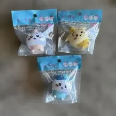 ちいかわ　 ソフビインテリアマスコット　3種