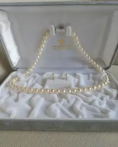 【未使用】真珠　パール　ネックレス　ピアス　SILVER金具　冠婚葬祭