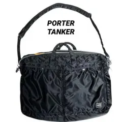 美品 ポーター タンカー ショルダーバッグ porter tanker A4