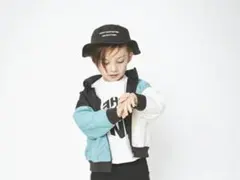 branshes カラーブロックジャケット 120 配色ウィンドブレーカー