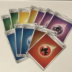 ポケモンカード　基本エネルギー　全ミラー　25thあり　セット