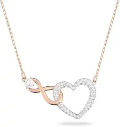 Swarovski スワロフスキーInfinity Heart ネックレス