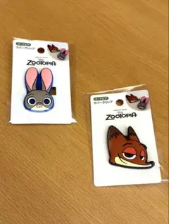 ズートピア クリップセット (ジュディ・ホップス & ニック・ワイルド)