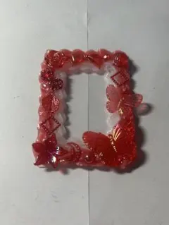 【ハンドメイド】ホイップデコ 赤