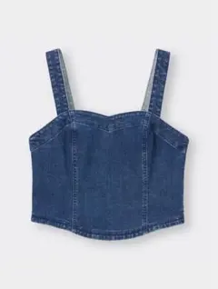 GUデニムビスチェ 67 ブルー