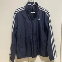 adidas ネイビー ストライプジャケット・パンツ付き