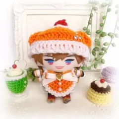 【8-85】ぬい服 にじぱぺっと・10cm共通（クリームソーダ/オレンジ）