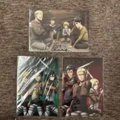 進撃の巨人 B5クリアファイル 3枚セット