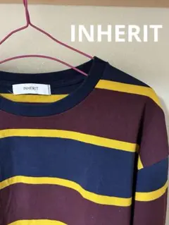 INHERIT 長袖　ロンT ストライプ　古着