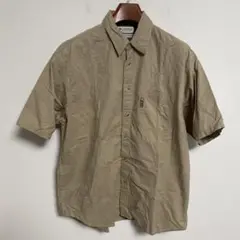 Columbia コロンビア ベージュ 半袖シャツ ワークシャツ Lサイズ