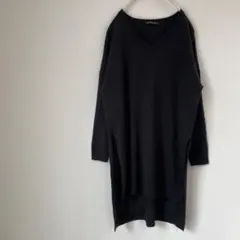 イング　チュニックニット　重ね着　Vネック　Mサイズ
