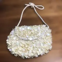 [a465] ヴィンテージ オーロラビジュースパンコールパーティーバッグ