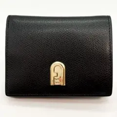 ♡美品♡ FURLA フルラ 二つ折り財布 ブラック系