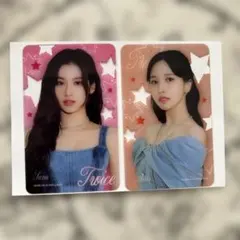 週末終了❣️ TWICE トレーディングカード　サナ・ミナ