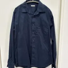 GU リネンブレンドシャツ　メンズ