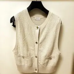 green label relaxing ツイード ベスト