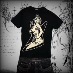 00s archive Hysteric Glamour Tシャツ Y2K 黒のサムネイル