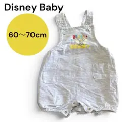 【Disney】ダンボ ダンガリー ロンパース オーバーオール 60-70
