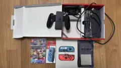 Nintendo Switch 本体 セット+ マリカ8＋ジョイコン青追加