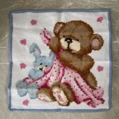 値下げ⭐︎FEILER くまとうさぎのタオルハンカチ