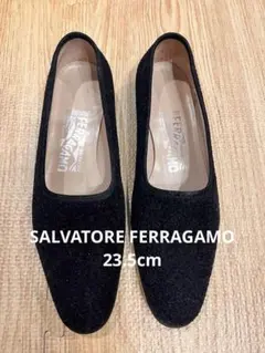 Salvatore Ferragamo ブラック スリッポン