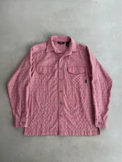 【希少】90s LLBeanシアサッカーチェックシャツy2k古着アウトドア