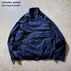 whether proofハリントンジャケット古着CBOYピーチスキン短丈レトロ