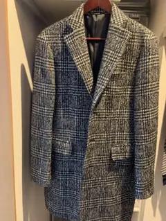 定価6万円 グレンチェック柄 チェスターコート