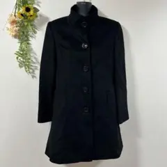 【c2598】ruPLAIN ロングコート レディース　ブラックのサムネイル