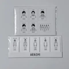 嵐を旅する展覧会　嵐　ポストカードセット　スタンドふせん Noritake