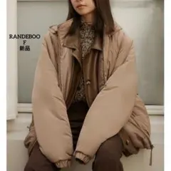 ☘️新品 ランデブー RANDEBOO 中綿 コート ユニセックス ベージュ F