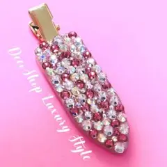 ローズパヴェ♡跡がつきにくい前髪ピン/前髪クリップ