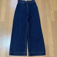 AZUL by MOUSSY ワイドパンツ Sサイズ ダークブルー