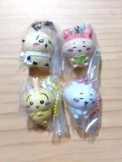 ちいかわ ビスケット ボールチェーンマスコット うさぎ ラッコ カニちゃん